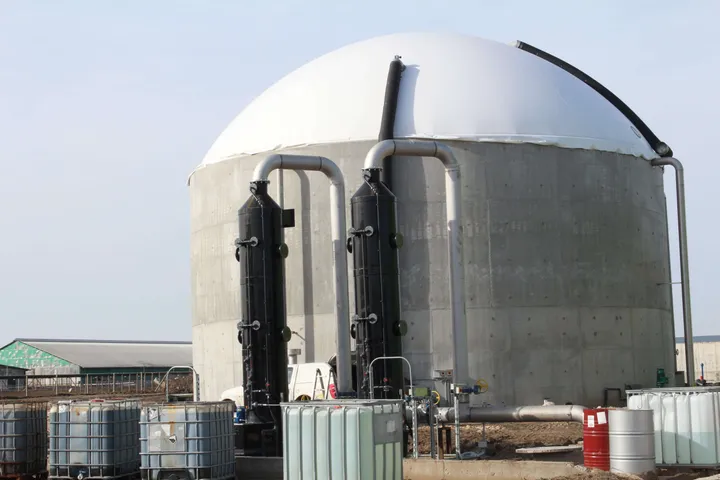 Ферментатор на биогаз централата