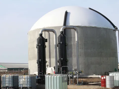 Ферментатор на биогаз централата